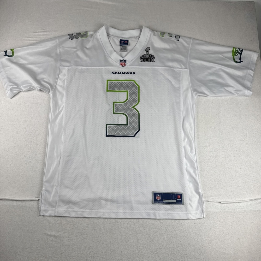 Russell Wilson Seattle Seahawks NFL Pro Line Mens Jersey Large Football Athletic